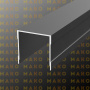 Направляющая верхняя одинарная MS330 Серебро (A00)